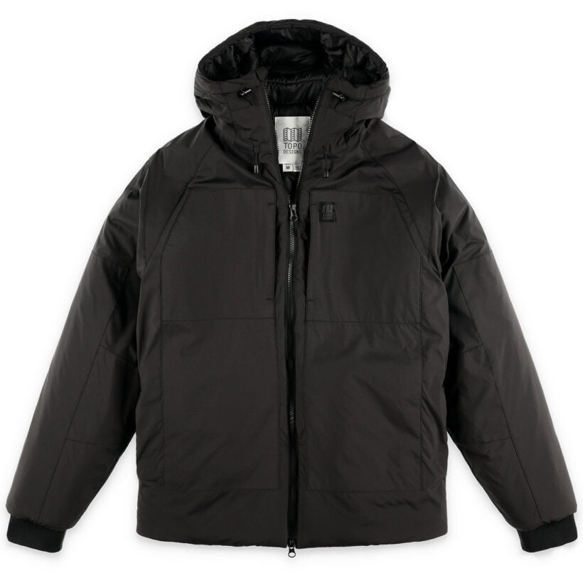 מעיל פוך סינטטי לגברים Mountain Puffer Hoodie M