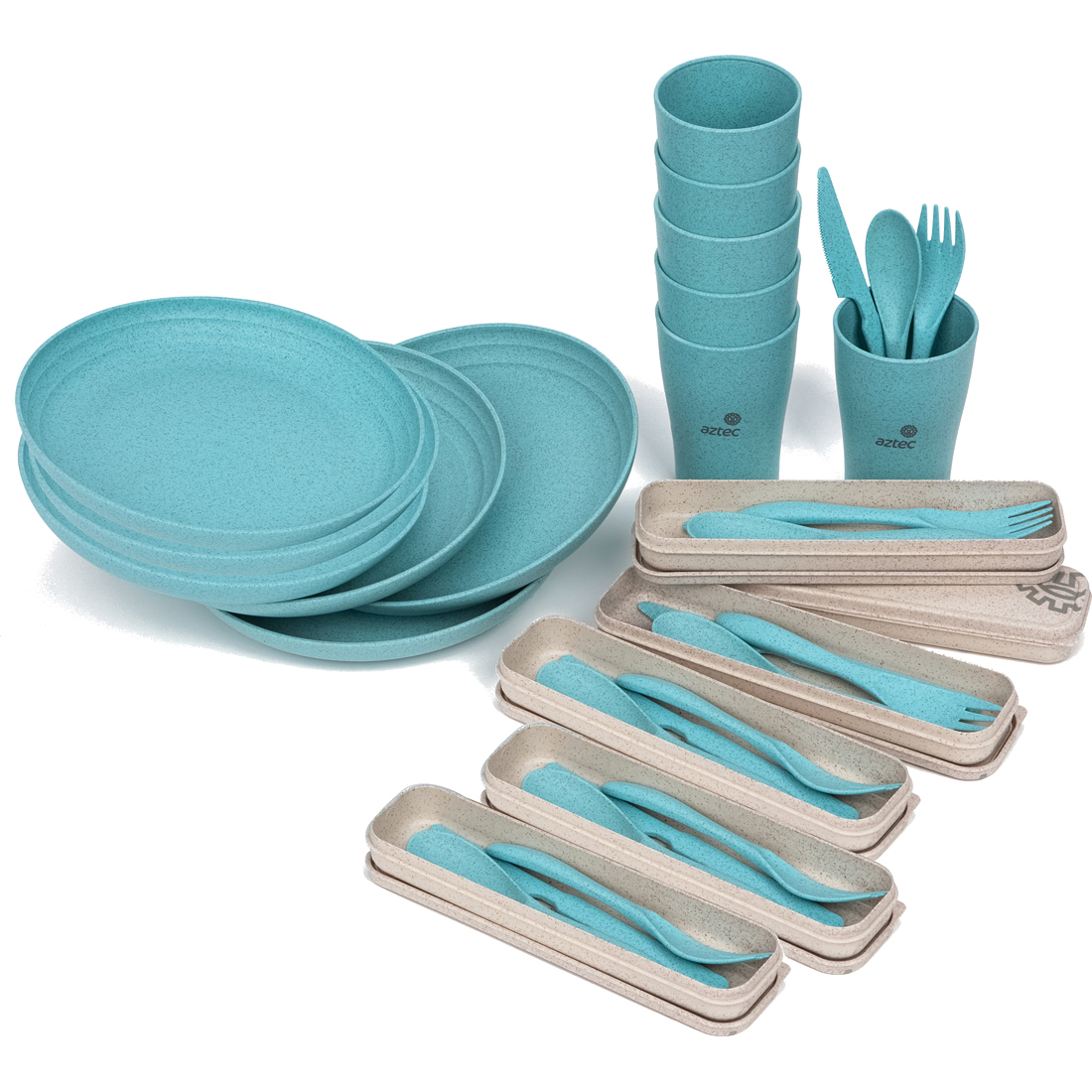 סט כלי אוכל לפיקניק Picnic Set Family סט כלי אוכל לפיקניק Picnic Set Family
