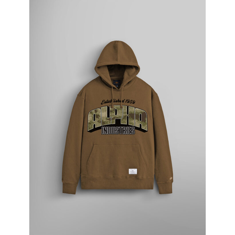 סווטשירט יוניסקס Alpha Camo Logo Hoodie סווטשירט יוניסקס Alpha Camo Logo Hoodie