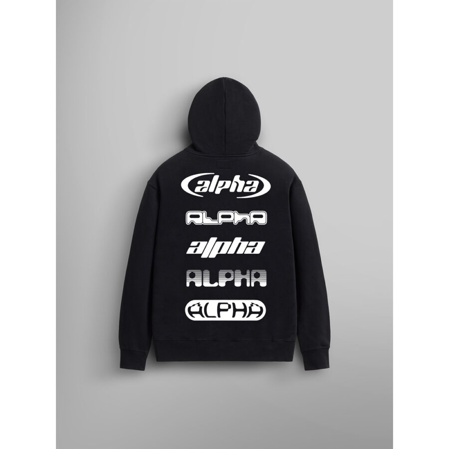 ALPHA LOGOS HOODIE ALPHA LOGOS HOODIE