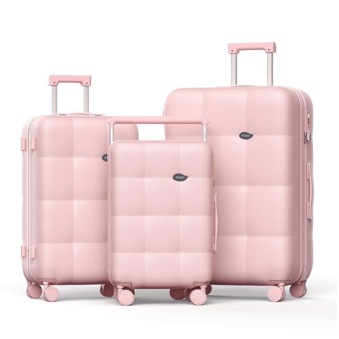 סט מזוודות קשיחות Marshmallow Set Pink