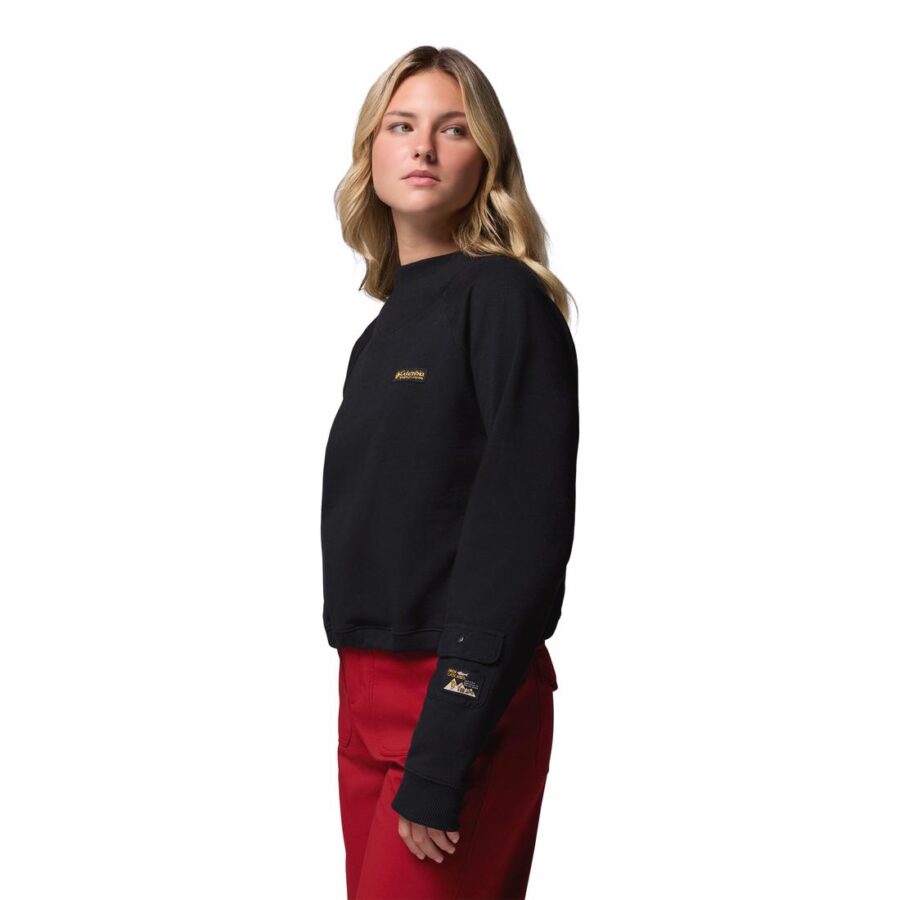 HIGH CASCADES CROP TERRY LS