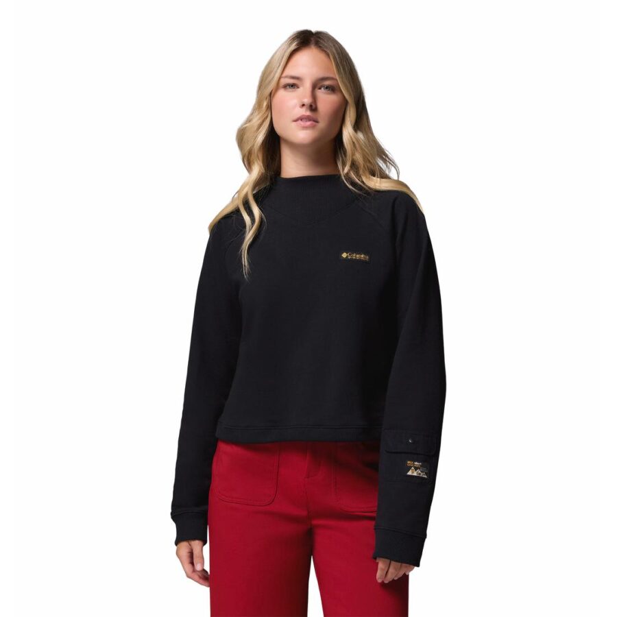HIGH CASCADES CROP TERRY LS