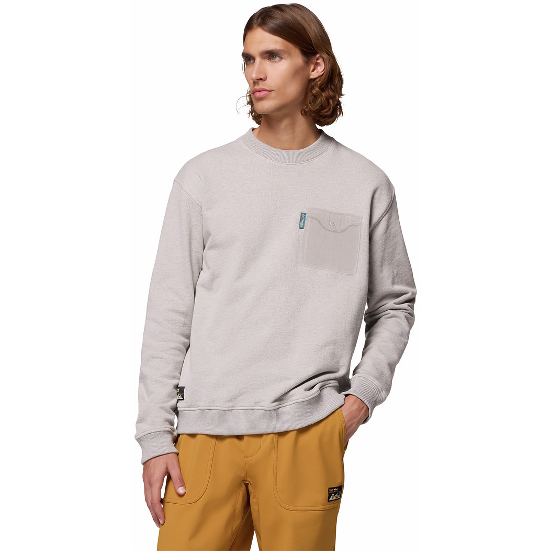 סווטשירט ארוך לגברים High Cascades Crop French Terry Long Sleeve Shirt
