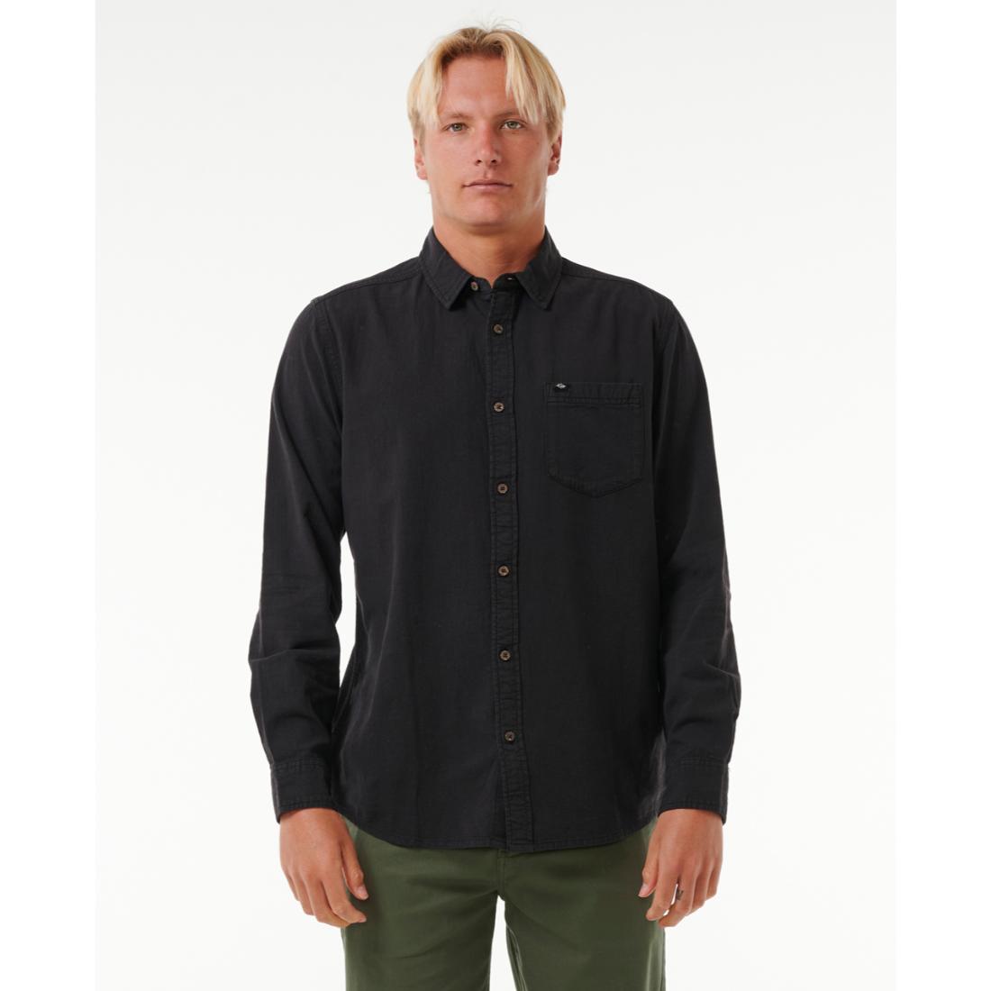 חולצה מכופתרת ארוכה לגברים Classic Surf Washed Long Sleeve Shirt