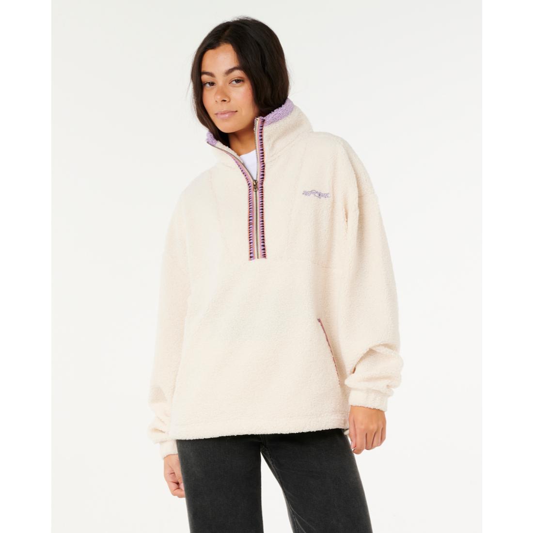 פליס לנשים Neon Isles Retro Polar Fleece