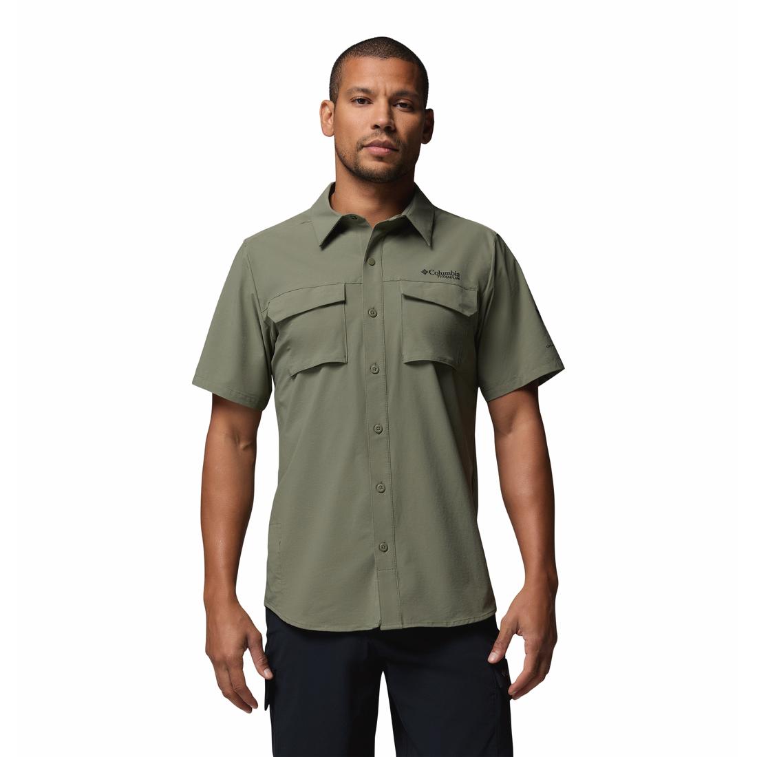 חולצה קצרה לגברים Silver Ridge Elite S/S Woven