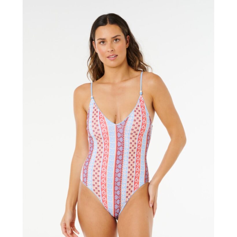בגד ים שלם לנשים Coastal Instinct Cheeky One Piece Swimsuit בגד ים שלם לנשים Coastal Instinct Cheeky One Piece Swimsuit