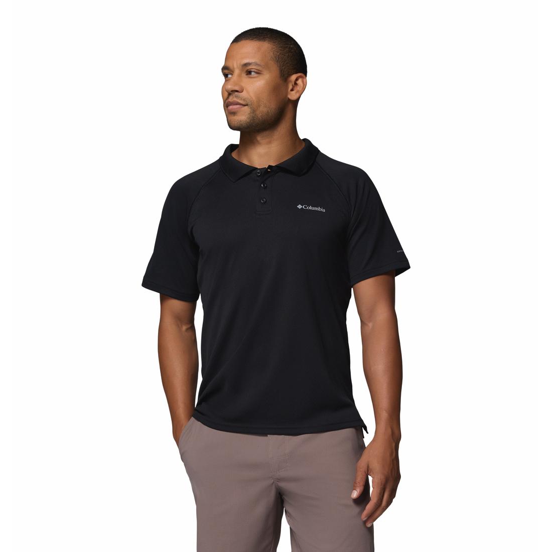 חולצת פולו קצרה לגברים Alpine Chill Pro Polo