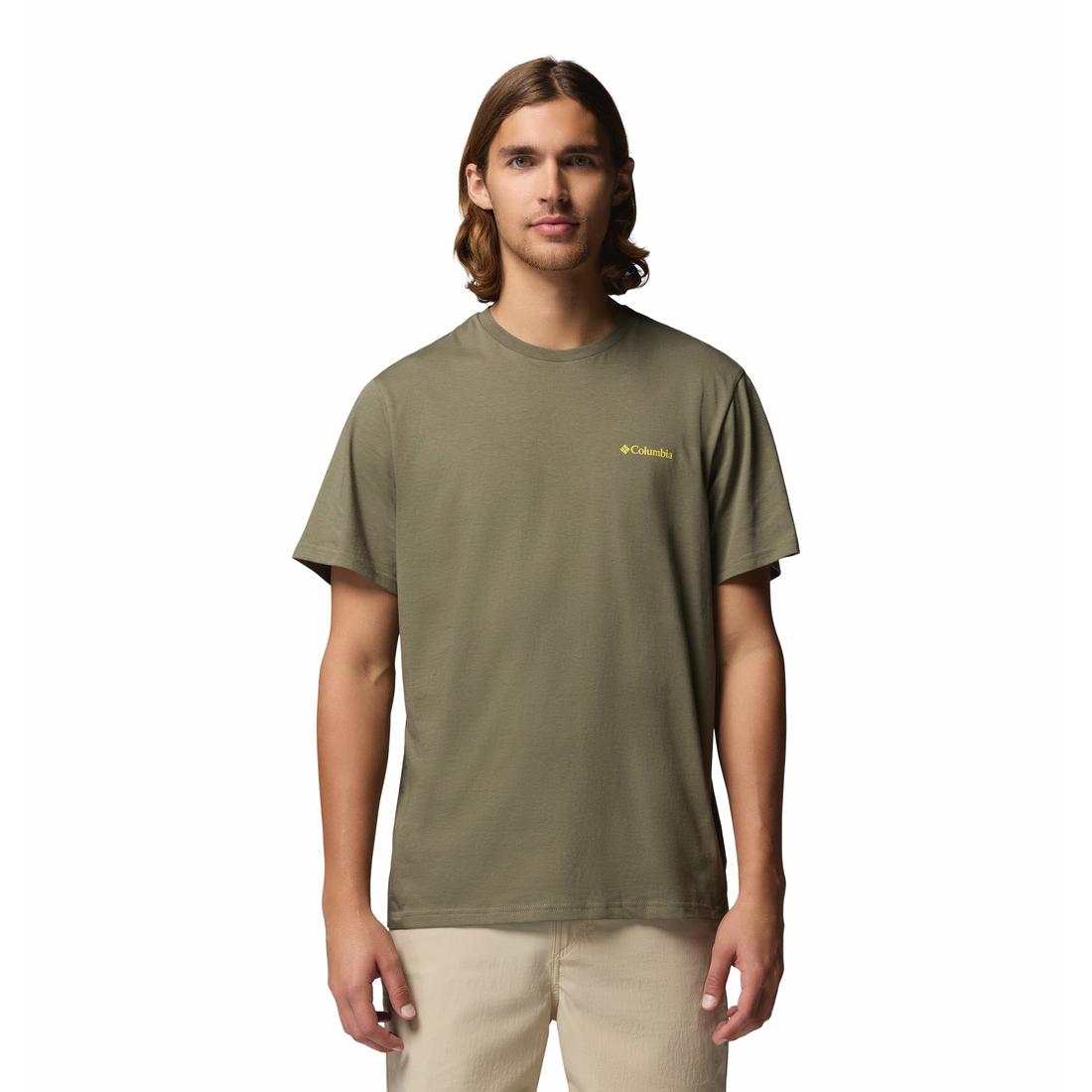 חולצה קצרה לגברים CSC Outdoor Back Graphic Tee X