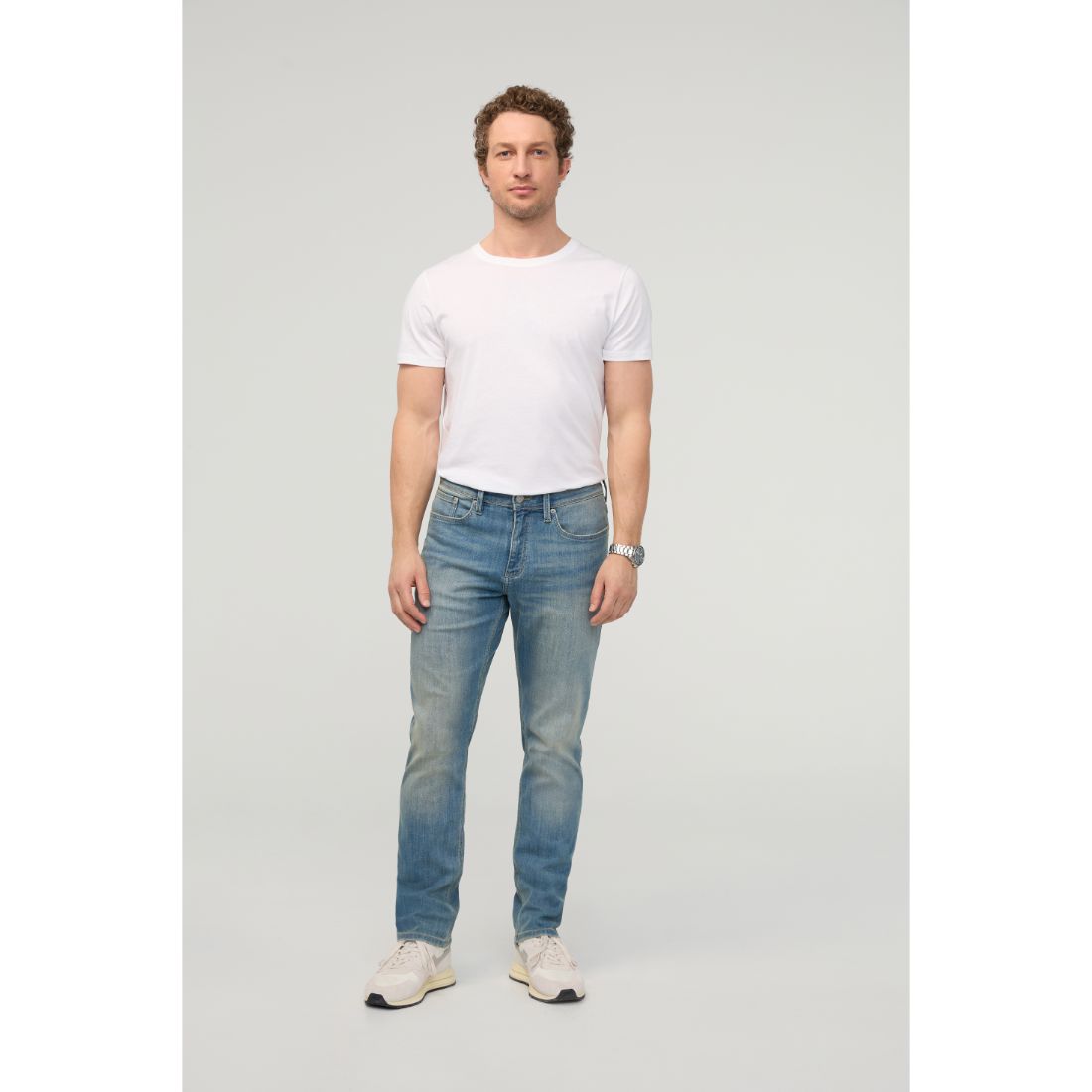 ג'ינס ארוך לגברים Performance Denim Relaxed Taper