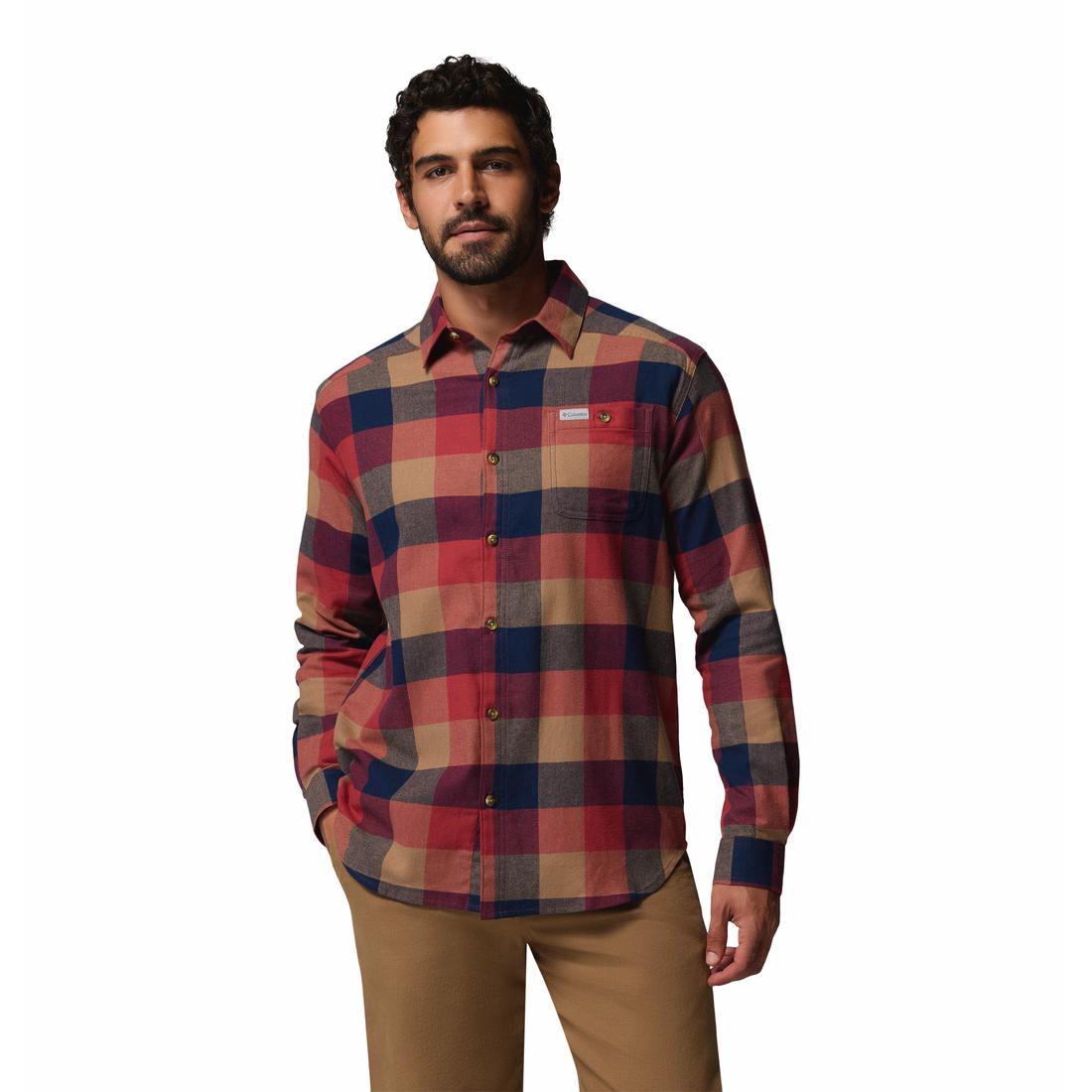 חולצת פלנל לגברים Cornell Woods Flannel L/S