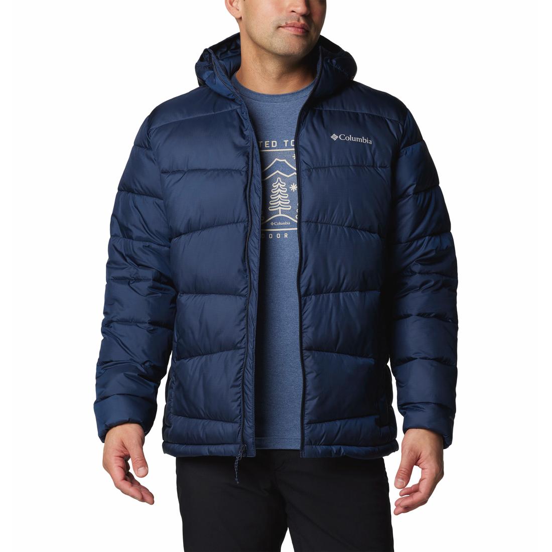מעיל פוך סינטטי לגברים עם כובע Fivemile Butte II Hooded Jacket
