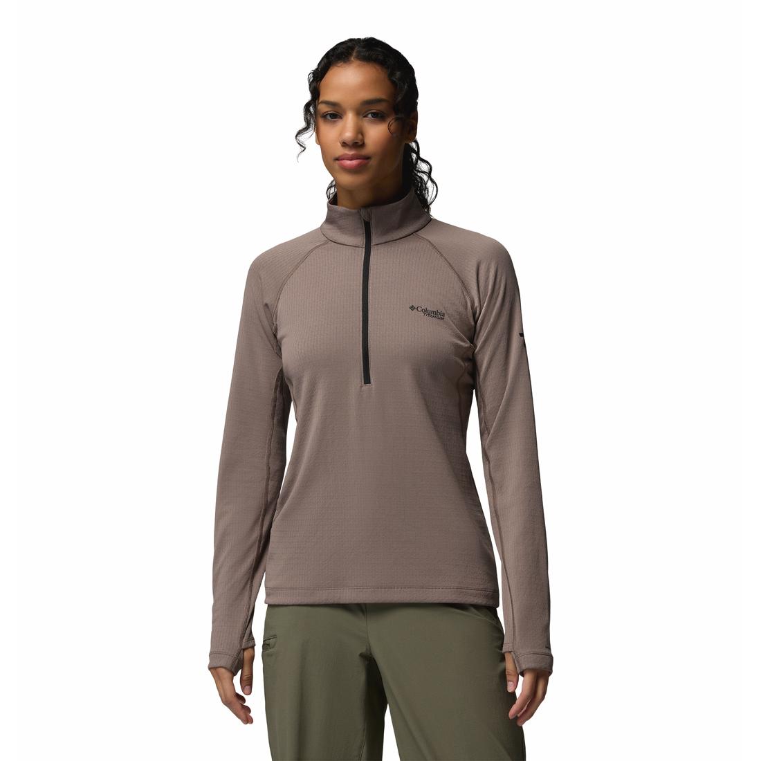 חולצה ספורטיבית ארוכה לנשים Driventure Half Zip